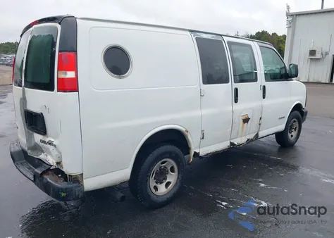 2006 Chevrolet Express Work Van from USA, damaged, VIN 1GCGG25V561177916